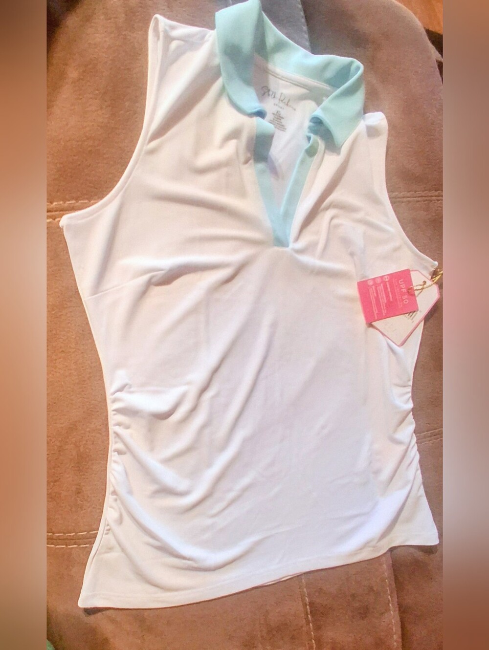 NWT Ladies Golf Top By Stella Parker. Sz XS, S, MSRP $65.